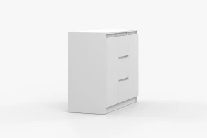 SIMO 04 Kommode in weiß, 120 cm, 2 Türen, 3 Schubladen, SIMO-Kollektion Deine Möbel