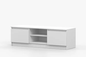 SIMO 05 TV-Schrank TV-Lowboard, weiß, 135 cm, 2 Türen, SIMO-Kollektion Deine Möbel