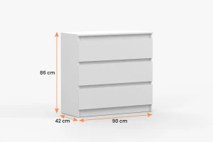 SIMO B Jugendzimmer-Set Kinderzimmer-Set mit Kleiderschrank, Schreibtisch und Kommode Deine Möbel