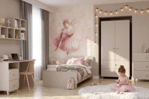 MARCO 07 Nachttisch 55 cm breit kaschmir mit 2 Schubladen Deine Möbel