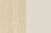 Materialprobe in heller Eiche und Beige für moderne Möbeldesigns.