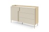Modernes Sideboard PO7 der Pauro Serie in Eiche Mavelie und Macadamia Design für stilvolles Wohnen.