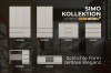 Übersicht der Simo Möbelkollektion mit verschiedenen Schrankmodellen und Maßen