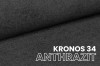 Möbelstoff Kronos 34 in Anthrazit – hochwertige Textur für Polstermöbel.