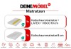 Matratzen-Set von DeineMöbel24: 10 cm Kaltschaum mit Latex und Visco sowie eine 8 cm Kaltschaummatratze.