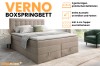 Verno Boxspringbett Vorteile: 2 Bettkästen, Farbauswahl, verschiedene Größen und 4cm Kaltschaum-Topper.