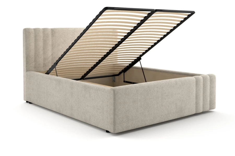 Metalen bedframe en lattenbodem