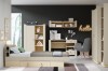 Komplettes Jugendzimmer Set Sovi in Eiche Mavelie mit Bett, Schreibtisch und Schrank.