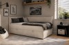 Gina Kindersofa beige in einem modern dekorierten Jugendzimmer.