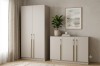 Spacious wardrobe and sideboard set