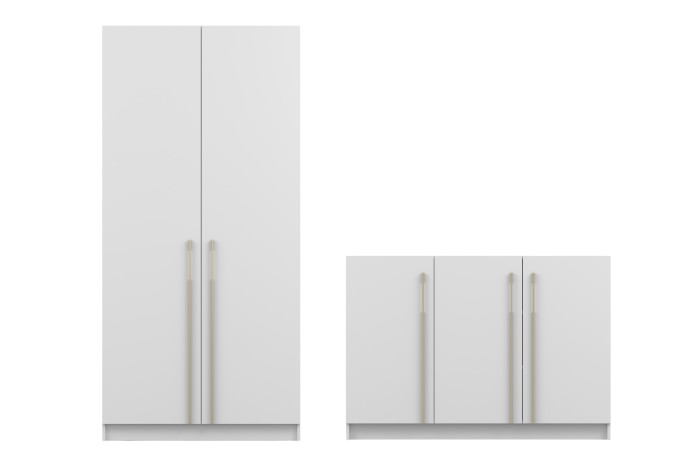 Set J with 2-door wardrobe and 3-door sideboard version 2