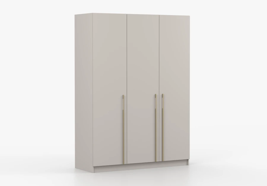 Rosa 3D wardrobe cashmere gold handle 2500x1750 v2