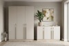 MIRELO K bedroom set featuring gold handles
