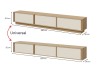 TV unit macadamia