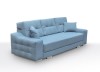 Hellblaues Polstersofa 3-Sitzer für ein modernes Wohnzimmer