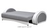 Schlafsofa CHER Inari 91 Soft 017 in Grau und Weiß, moderne Couch.