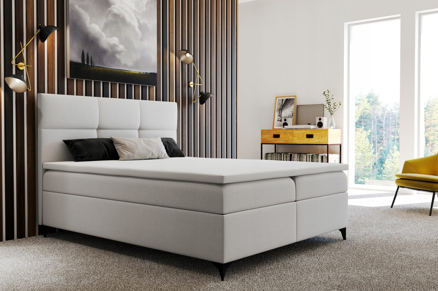 LINDA Boxspringbett mit Bettkasten Deine Möbel