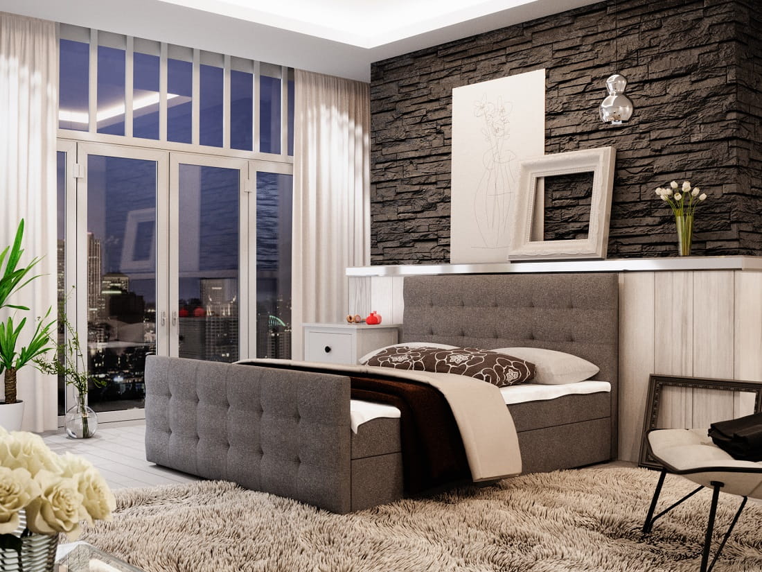 MARTIN II Boxspringbett mit Bettkasten Deine Möbel