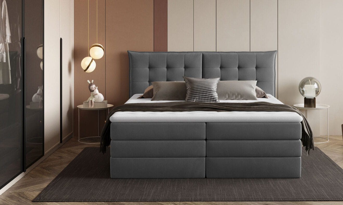 FENDI Boxspringbett mit Bettkasten Deine Möbel