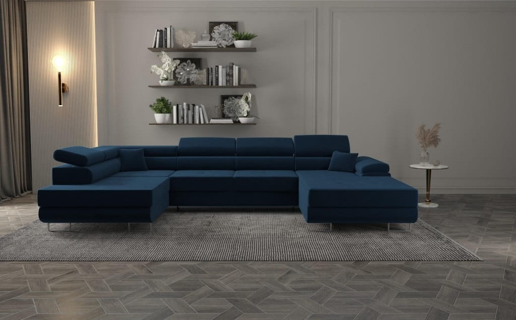 ALVARO Ecksofa mit Schlaffunktion U-formig Deine Möbel