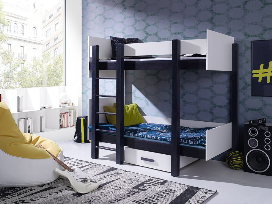 NORBERT Etagenbett für 2 Kinder mit Schubladen Deine Möbel