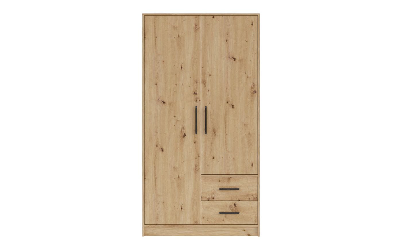 SAM SR3 Kleiderschrank 2-türig Garderobe Garderobensystem Artisan Deine Möbel