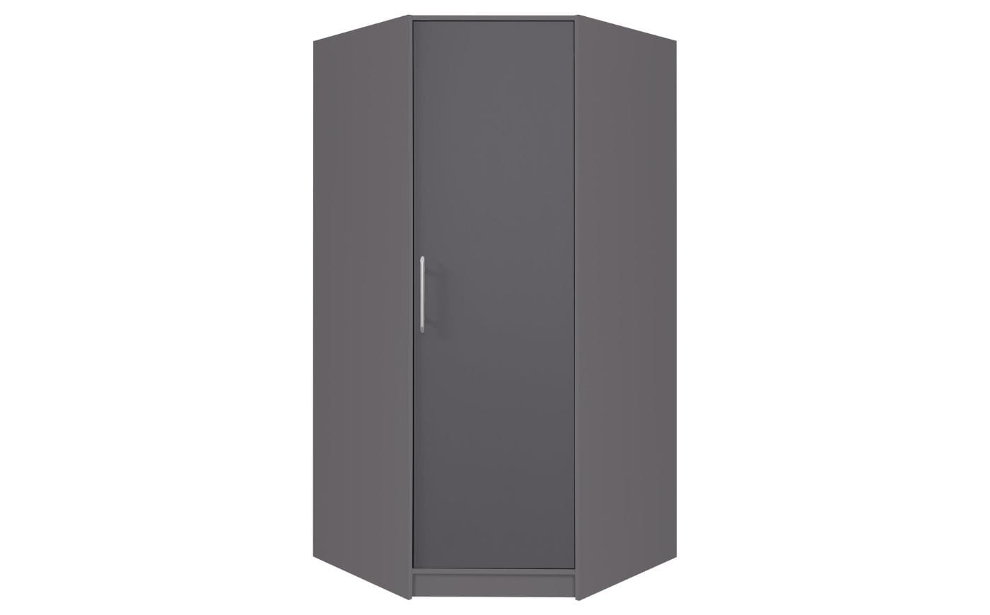 SAM SR4 Kleiderschrank Eckschrank 1-türig Garderobe Garderobensystem Anthrazit Deine Möbel