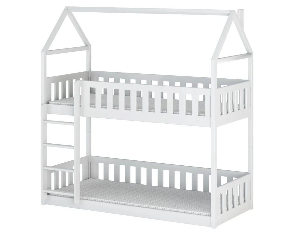 PAULINE Etagenbett Bodenbett Hausbett für 2 Kinder Deine Möbel