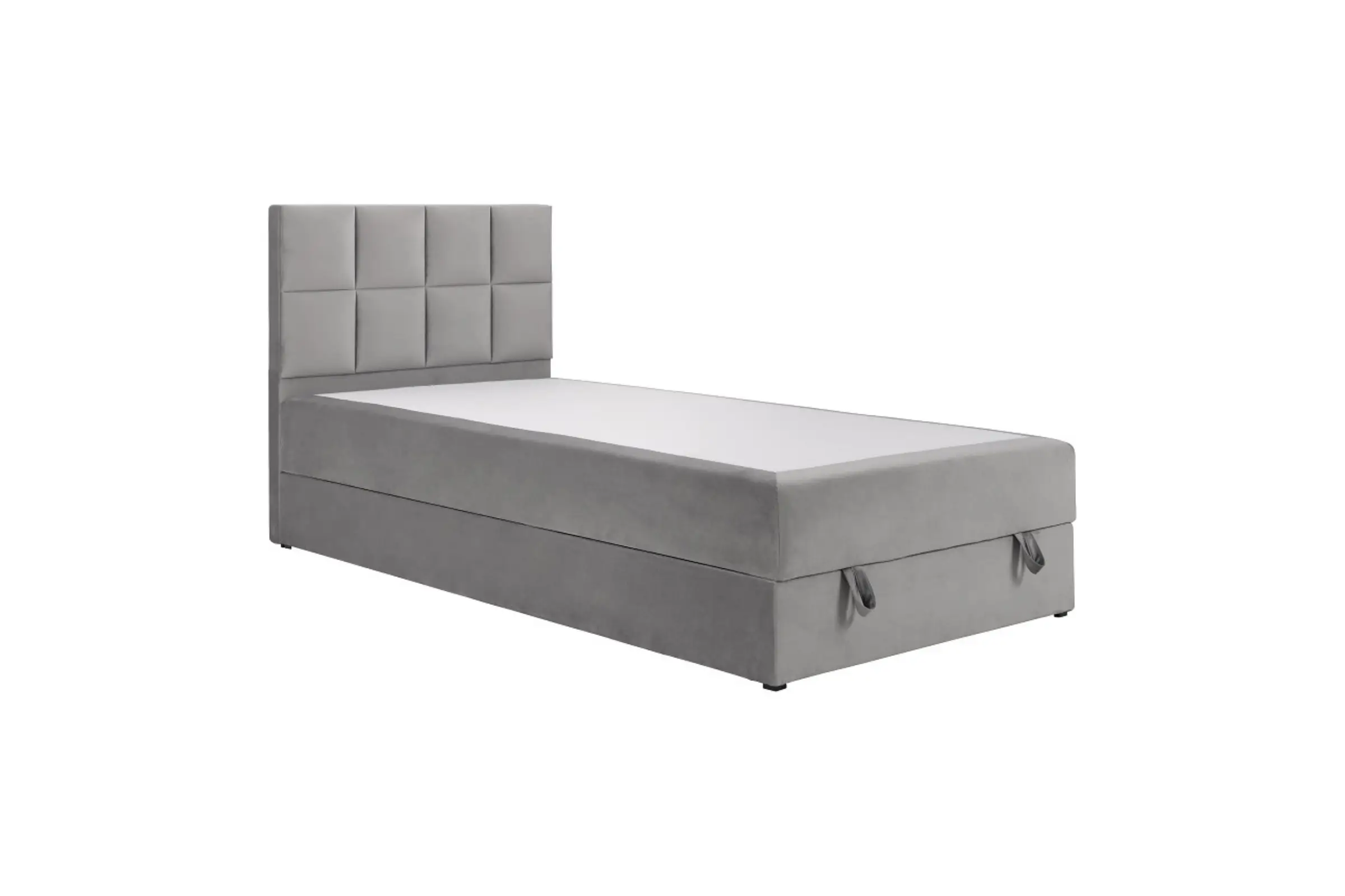 PETER 120x200 Riviera 91 Grau Boxspringbett Einzelbett Jugendbett Deine Möbel