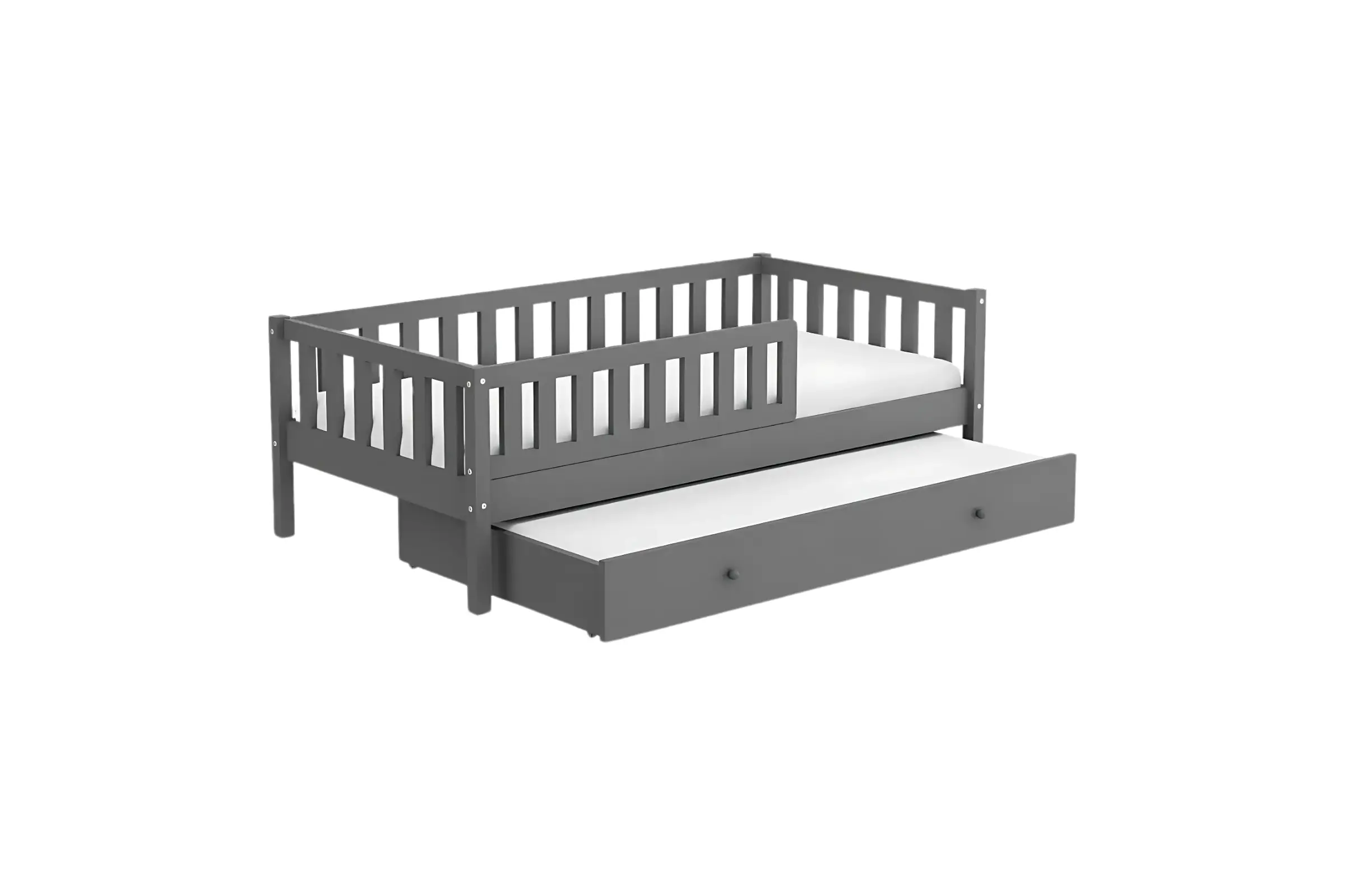 SOPHIA 120x200 Grau Kinderbett Ausziehbett Deine Möbel