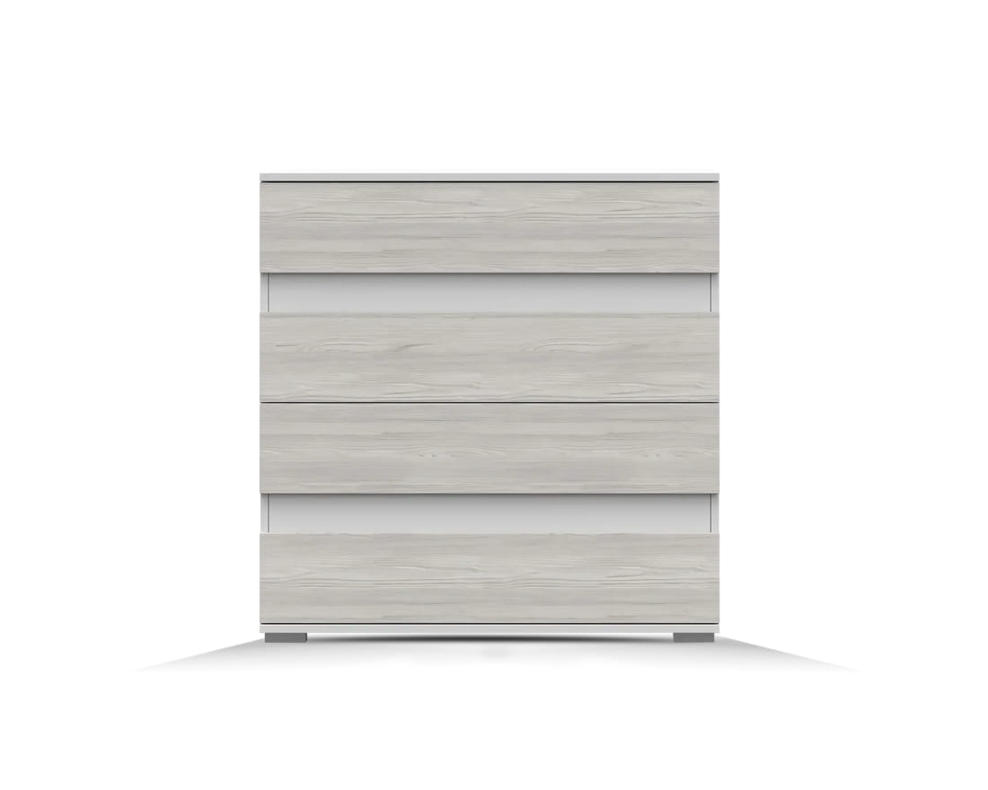 HEAVEN 4S Kommode mit 4 Schubladen Sideboard 90/93/43 cm (B/H/T) ideal für kleine Schlafzimmer oder Flure Deine Möbel