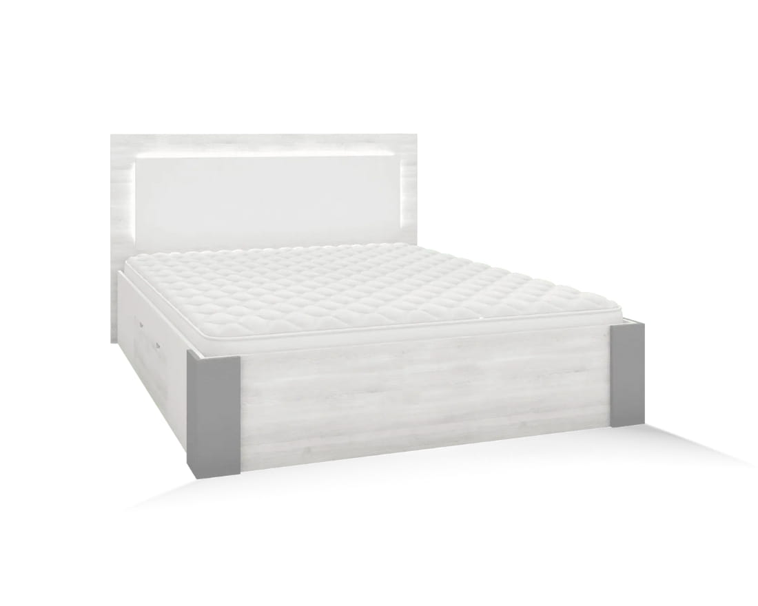 HEAVEN Bett 160x200 cm mit Beleuchtung Schlafzimmer Deine Möbel