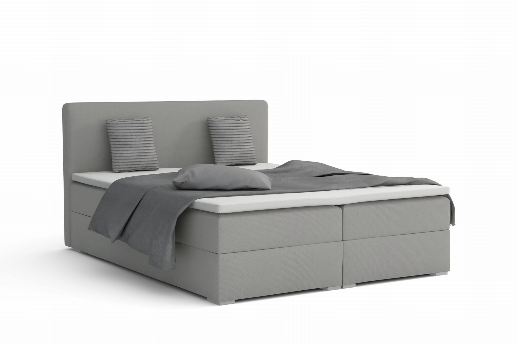 BELLO Boxspringbett mit Bettkasten Matratzen H3 H4 Velours Deine Möbel