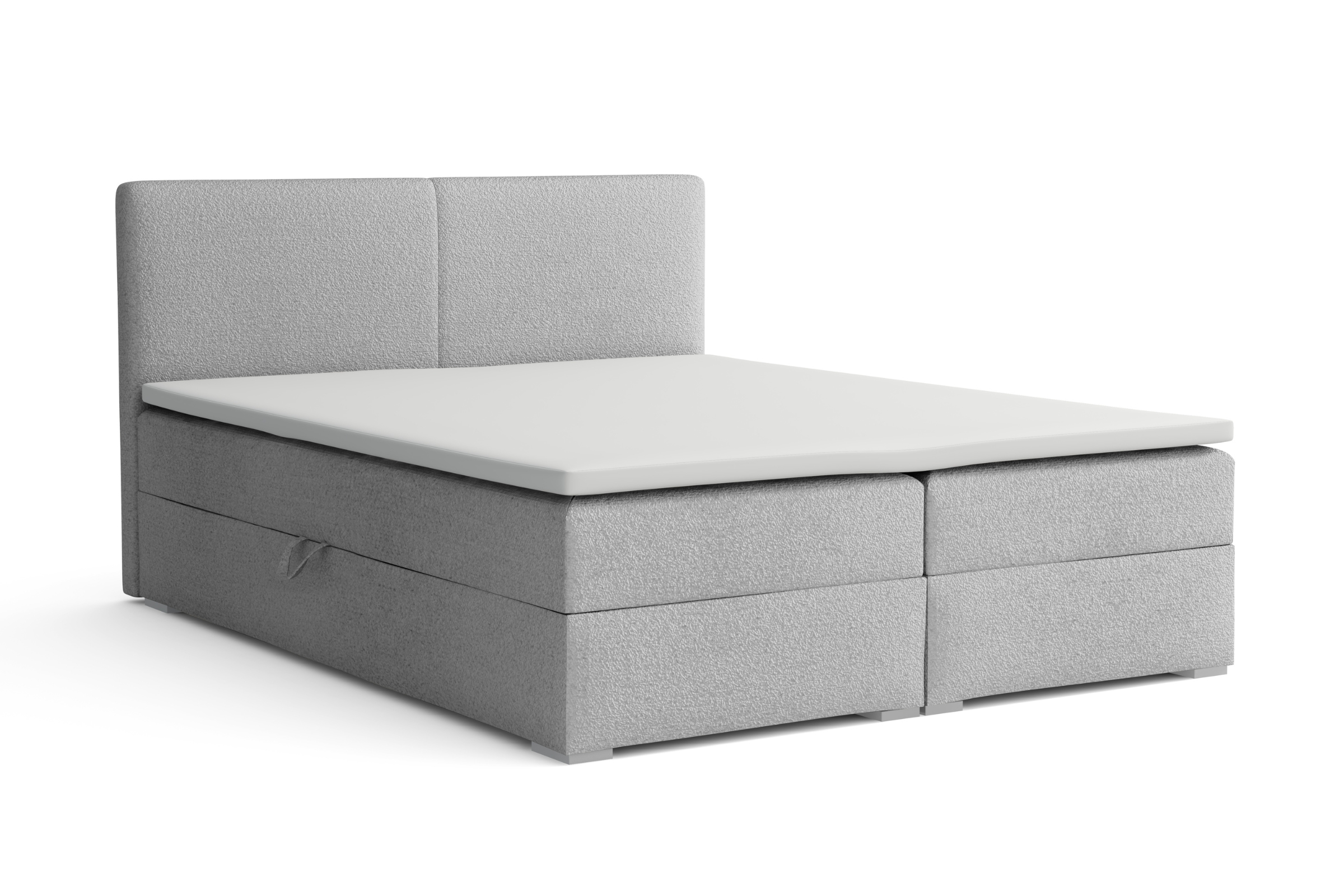 LINA Boxspringbett mit Bettkasten Boxbett in Boucle Deine Möbel