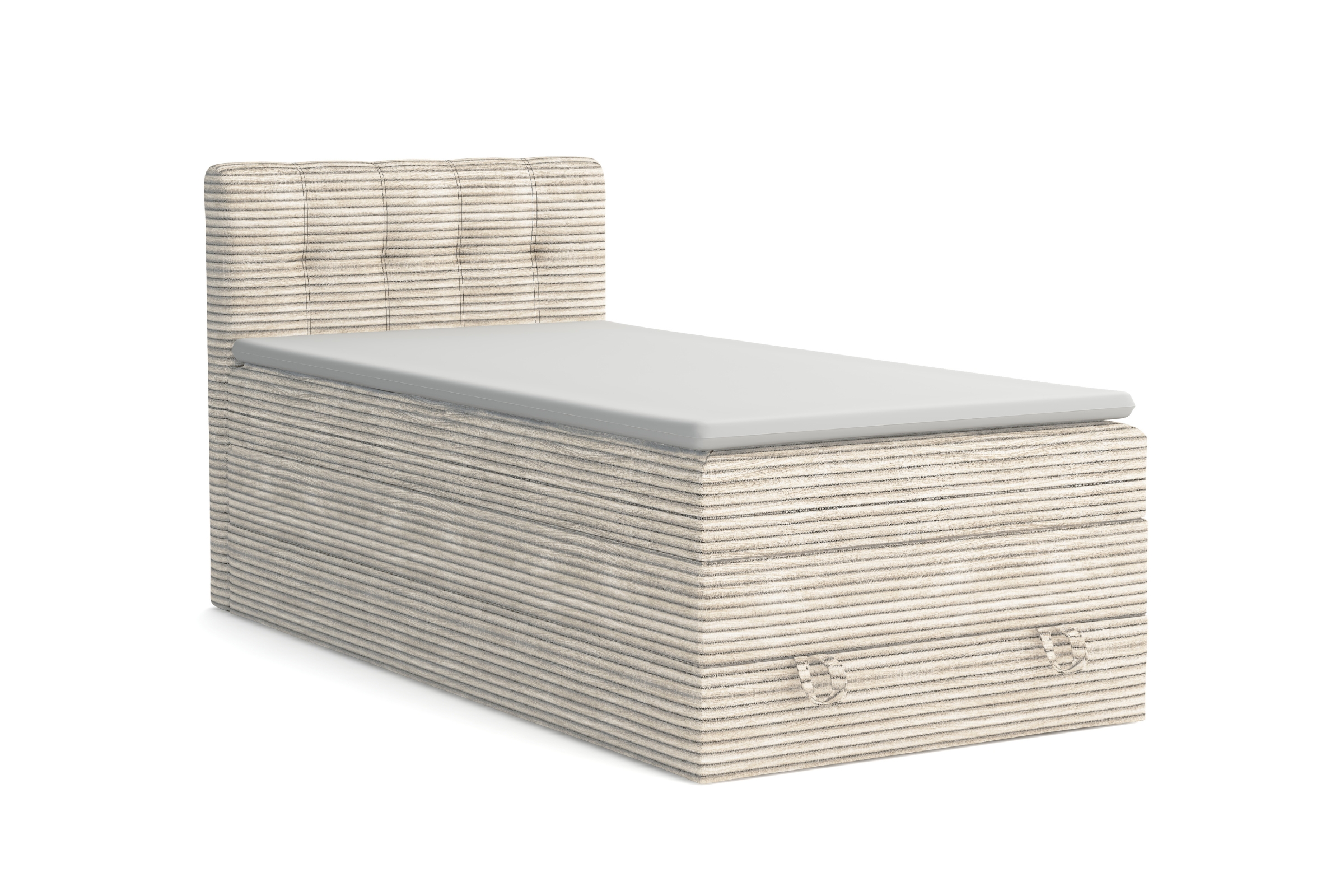 JUNG 2 nagelneu 120x200 Poso 38 Creme Boxspringbett Polsterbett Komplettbett Deine Möbel