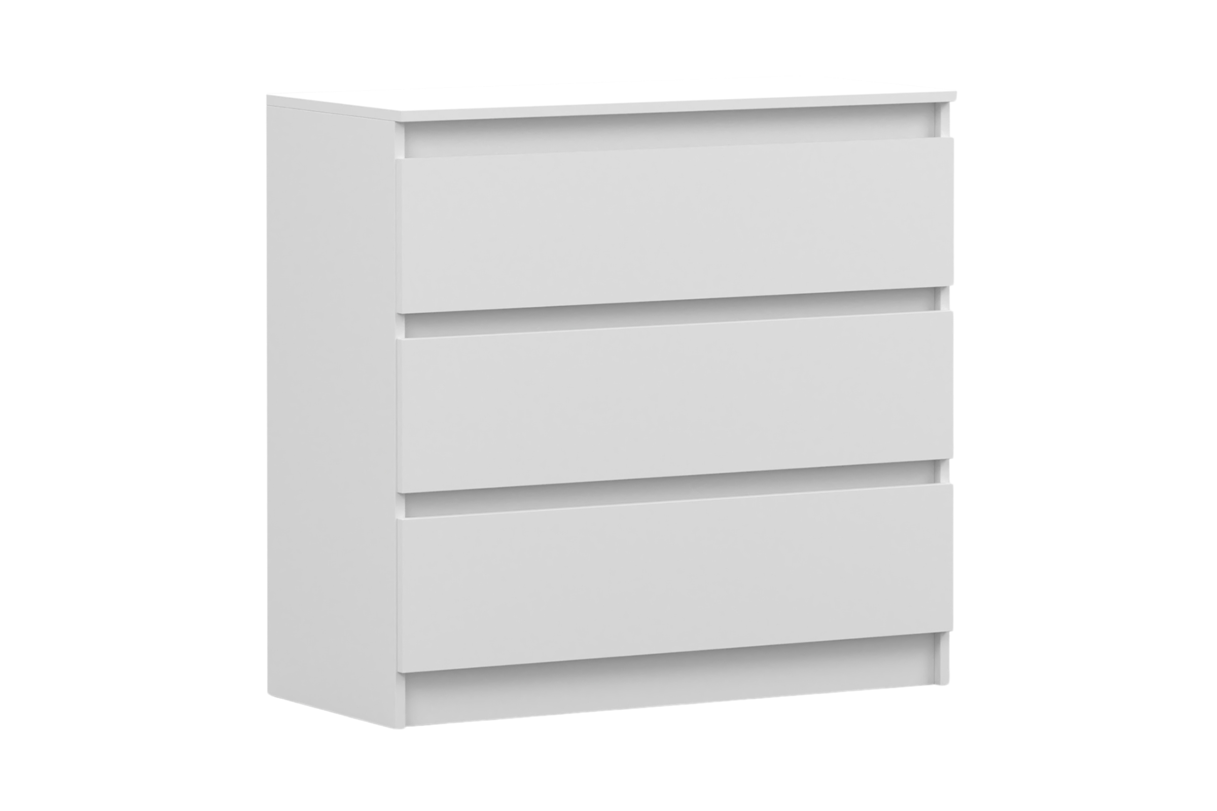 SIMO 03 Kommode in weiß, 90 cm, 3 Schubladen, SIMO-Kollektio Deine Möbel